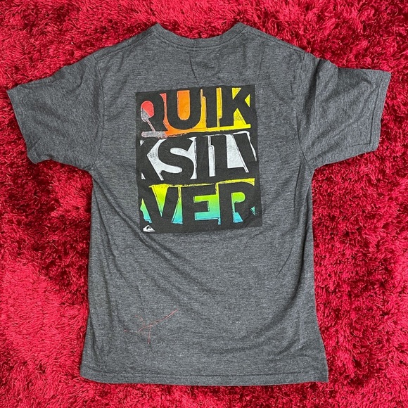 Quiksilver Other - Quiksilver Surf Skateboard Medium Medium Snowboard Retro Shirt Heather Grey